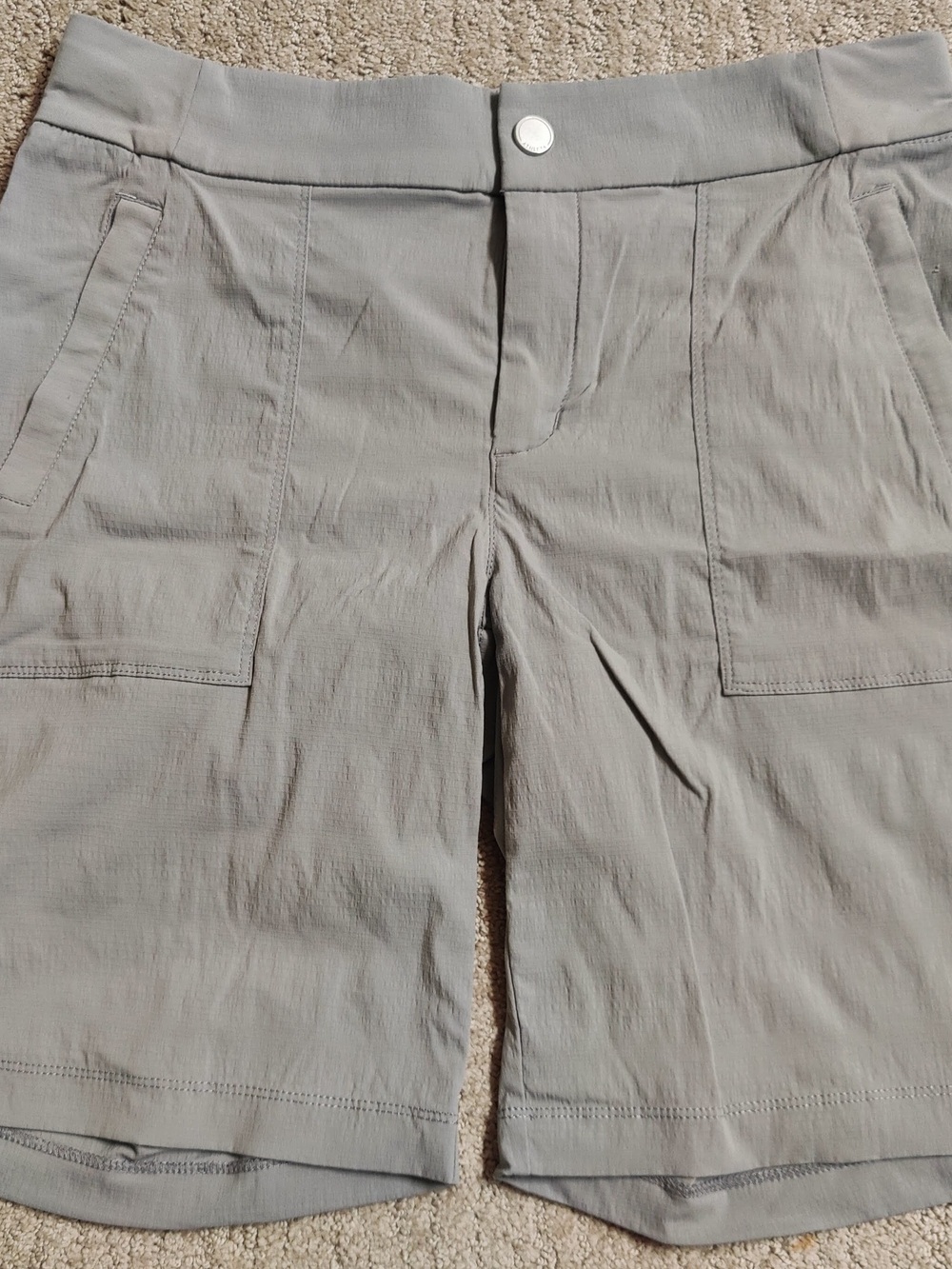 Women’s Light Taupe Utility Bermuda Shorts